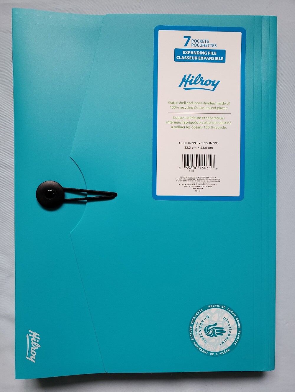Hilroy 7-Pocket Expanding File Folder Organizer ✨ Great for School, Work & Home
